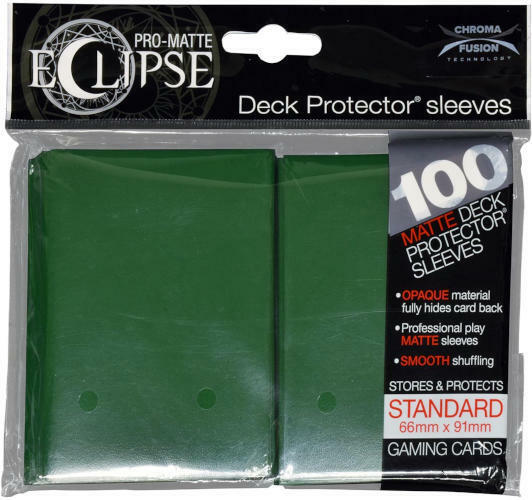 Ultra Pro Eclipse Matte Standard Sleeves (100) Forest Green